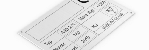 Tabliczki znamionowe