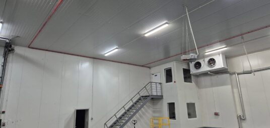 Instalacja systemu sygnalizacji pożaru SSP w obiekcie chłodniczym